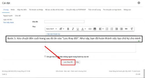 Hướng dẫn tạo chữ ký Gmail chuyên nghiệp